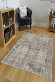 Conceptum Alfombra de Pasillo Exfab288 Multicolor 100 x 300 cm